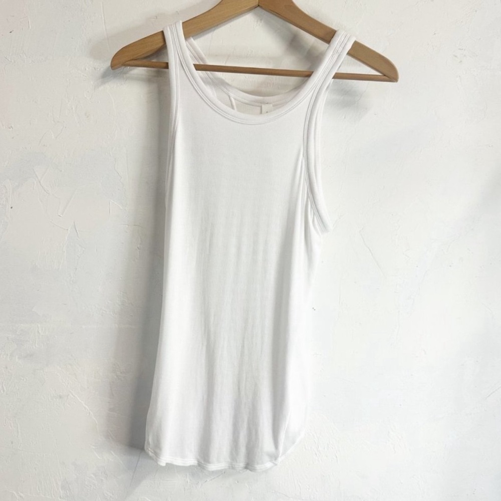 Lululemon Athletica Hold Tight Modal Ribbed Tank Top Women's White Size 6